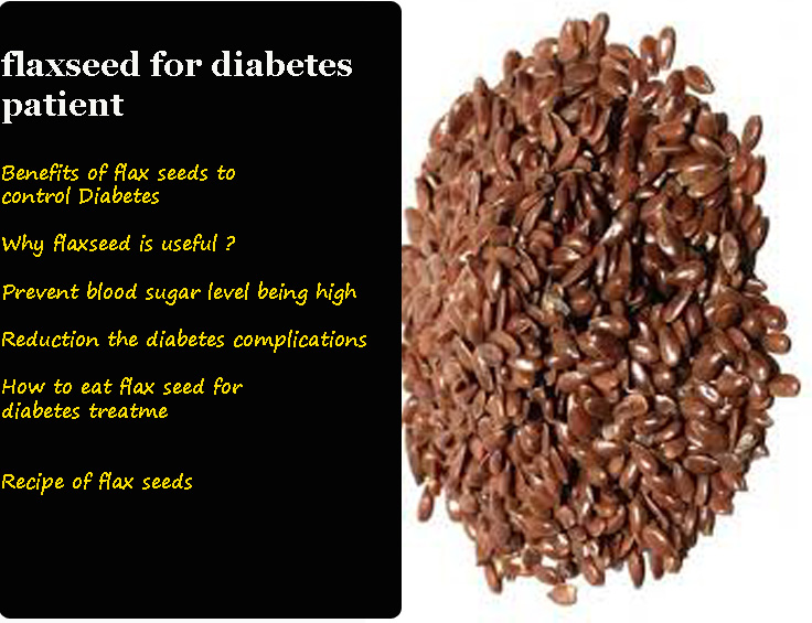 flaxseed for diabetes patient