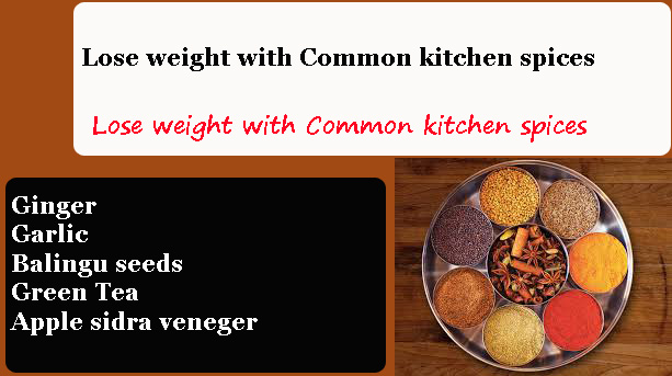 Loose weight with Common kitchen spices