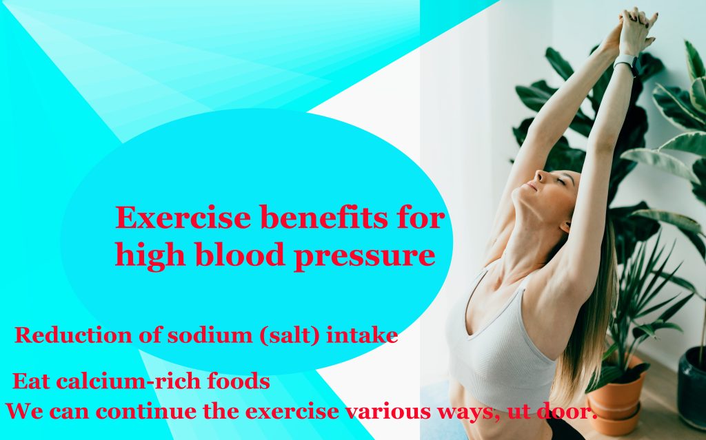 Exercise benefits for high blood pressure